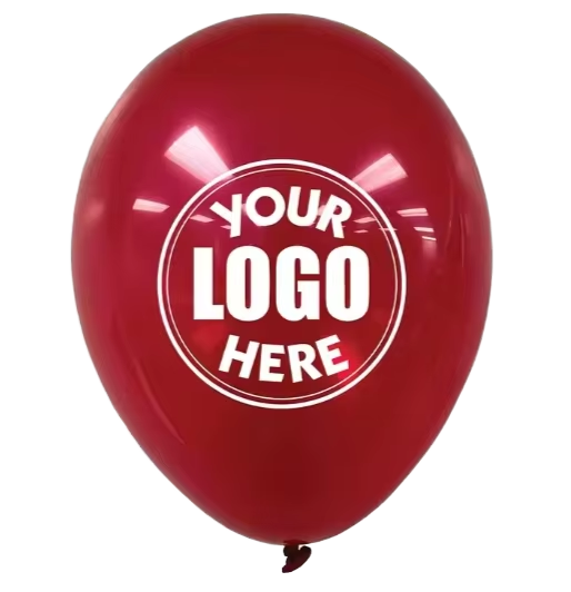 Riesen-Latexballon 90 cm mit individuellem Logo – ideal für Events
