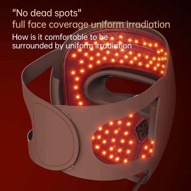 9D Silikon-LED-Gesichtsmaske: Rotlicht-Therapie für Anti-Aging & Akne