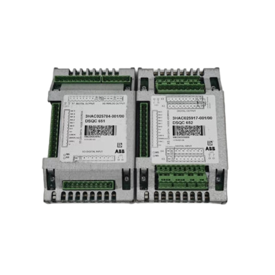 Carte E/S DSQC652 3HAC025784001 pour Robots Industriels ZHB