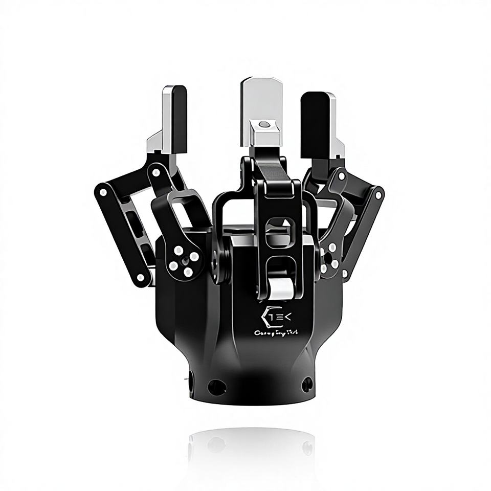 Pince électrique servo à trois doigts pour robots collaboratifs, contrôle de force, légère
