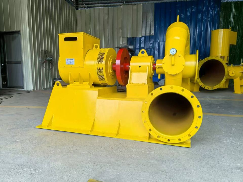 Générateur hydroélectrique Kaplan 100 kW à basse vitesse