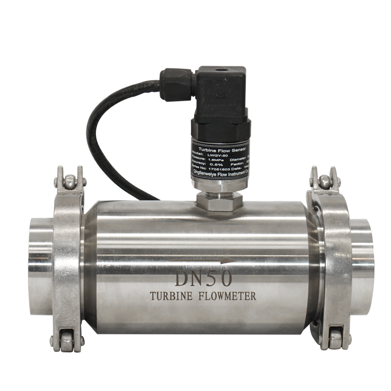 Débitmètre à turbine conique 4-20 mA pour fioul et liquides