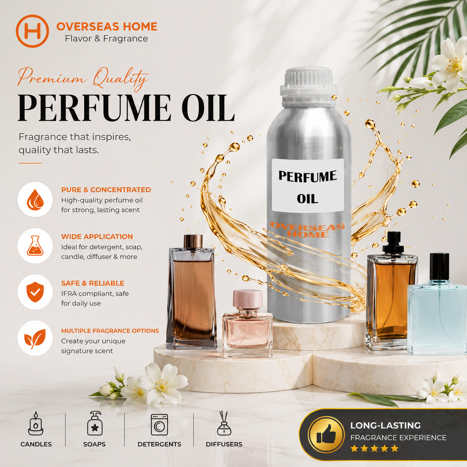 Huiles Parfumées Personnalisées pour Hommes et Femmes – Arômes Variés, Flacons Liquides & Cristal
