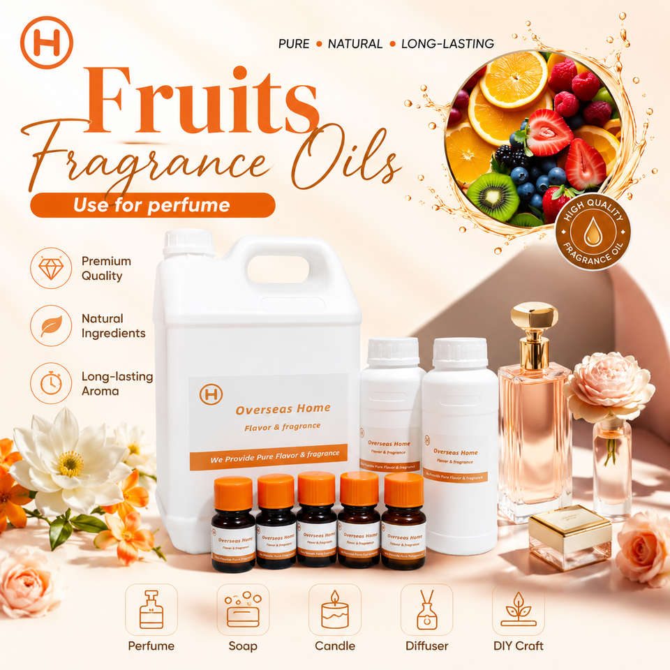 Huiles Parfumées Personnalisées pour Hommes et Femmes – Arômes Variés, Flacons Liquides & Cristal