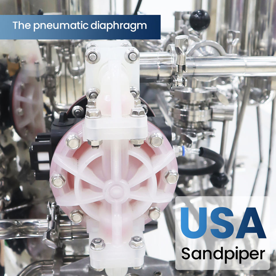 Ligne de Production de Parfum avec Machine de Refroidissement et Mélangeur