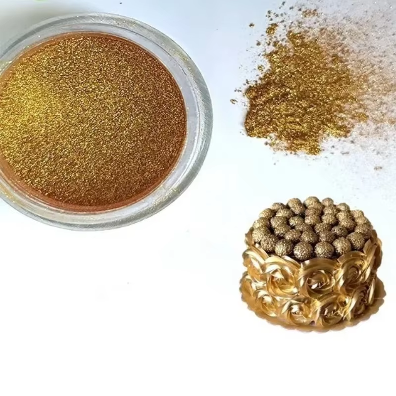 Poudre Dorée Comestible 5g – Éclat Métallique pour Pâtisserie et Décorations