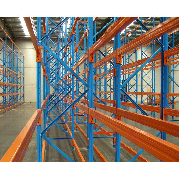 Système de rayonnages à palettes robuste pour entrepôts de distribution