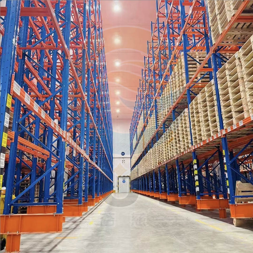 Rayonnage de stockage industriel pour palettes