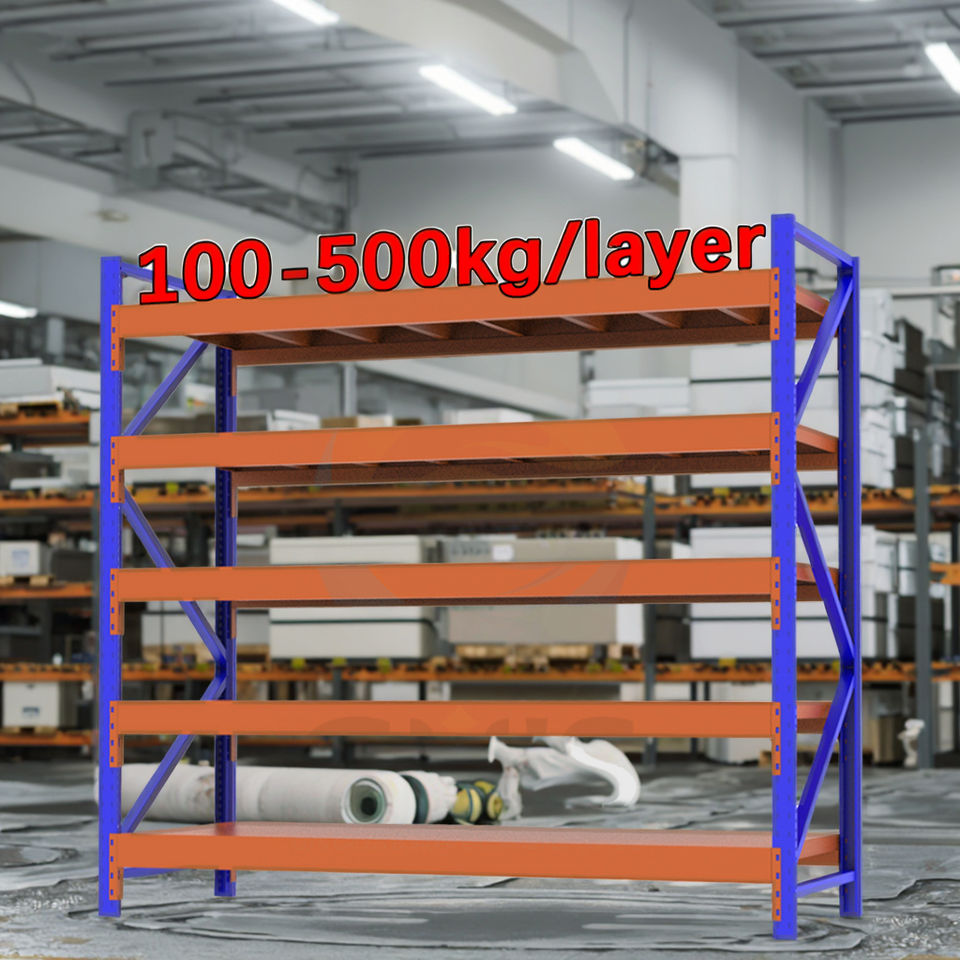 Rayonnage industriel léger en acier durable pour entrepôt