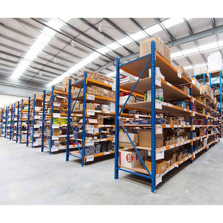 Système de rayonnages à palettes robuste en acier pour entrepôts logistiques