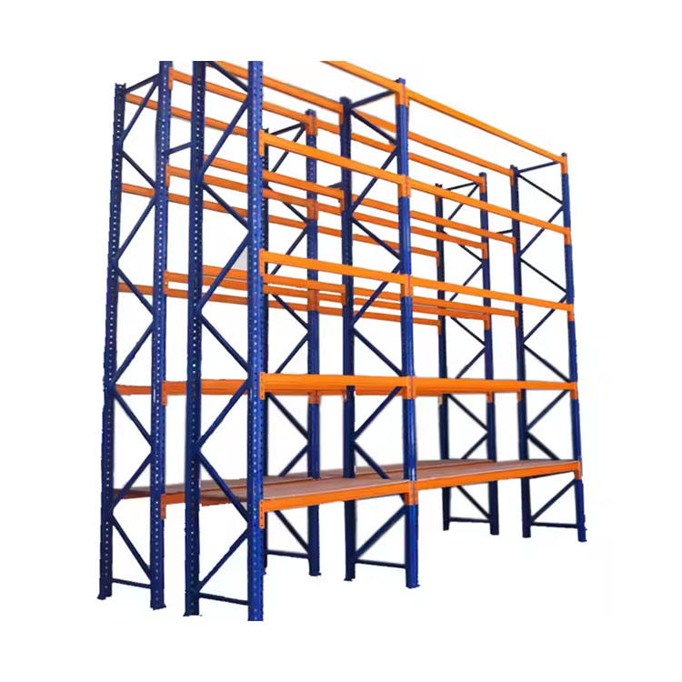 Système de rayonnages à palettes robuste pour entrepôts de distribution
