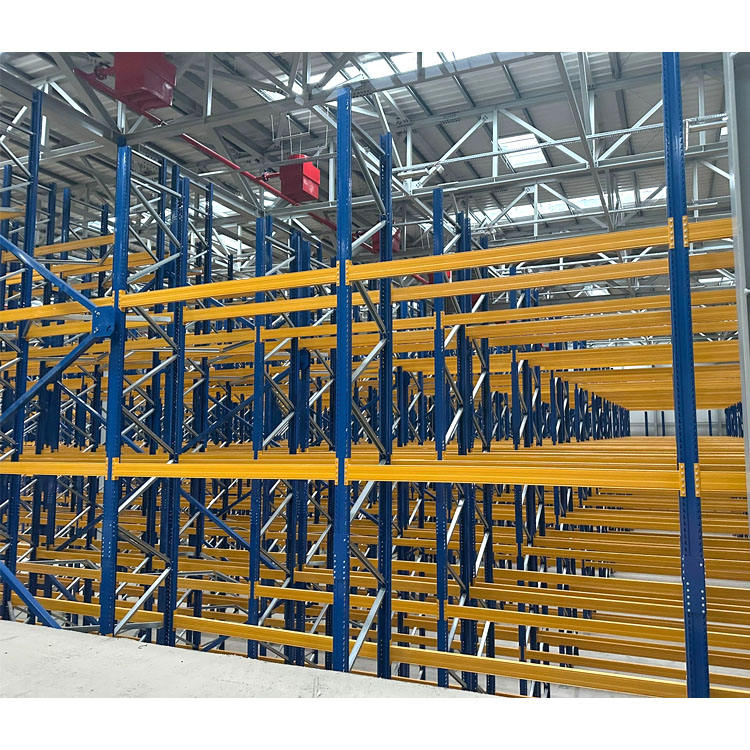 Système de rayonnages à palettes robuste pour entrepôts de distribution