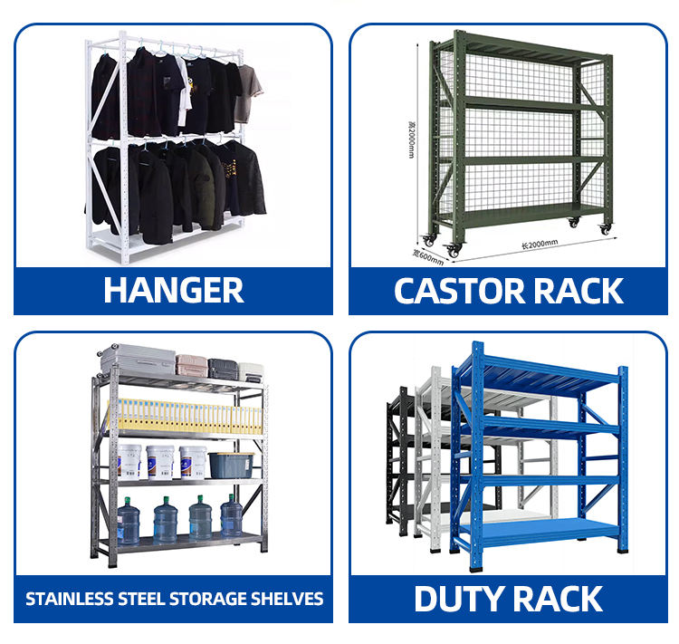 Rayonnages de Stockage en Acier Sans Boulons - Ajustables et Sur Mesure