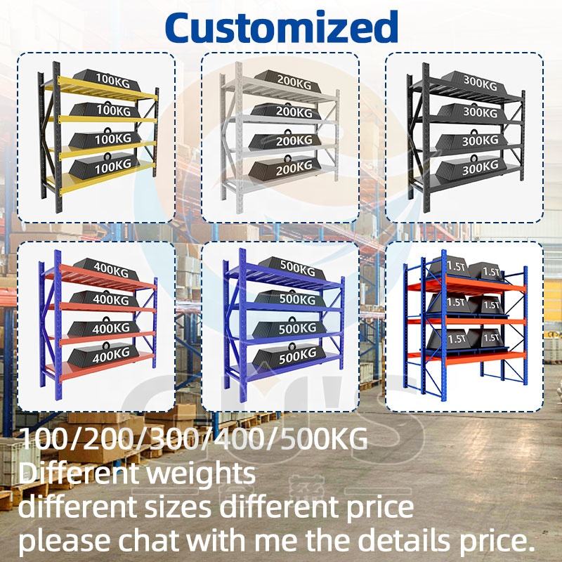 Rayonnage de stockage industriel pour palettes
