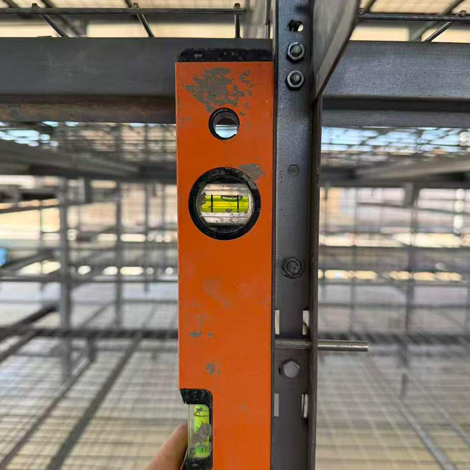 Cages à poulets de chair multi-étages à longue durée de vie avec système de ventilation
