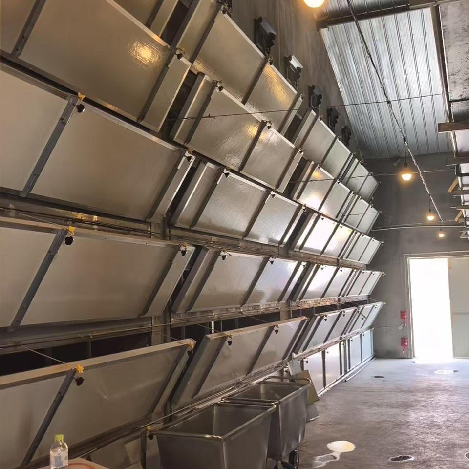 Cages à poulets de chair empilables avec commande électrique pour élevage à grande échelle