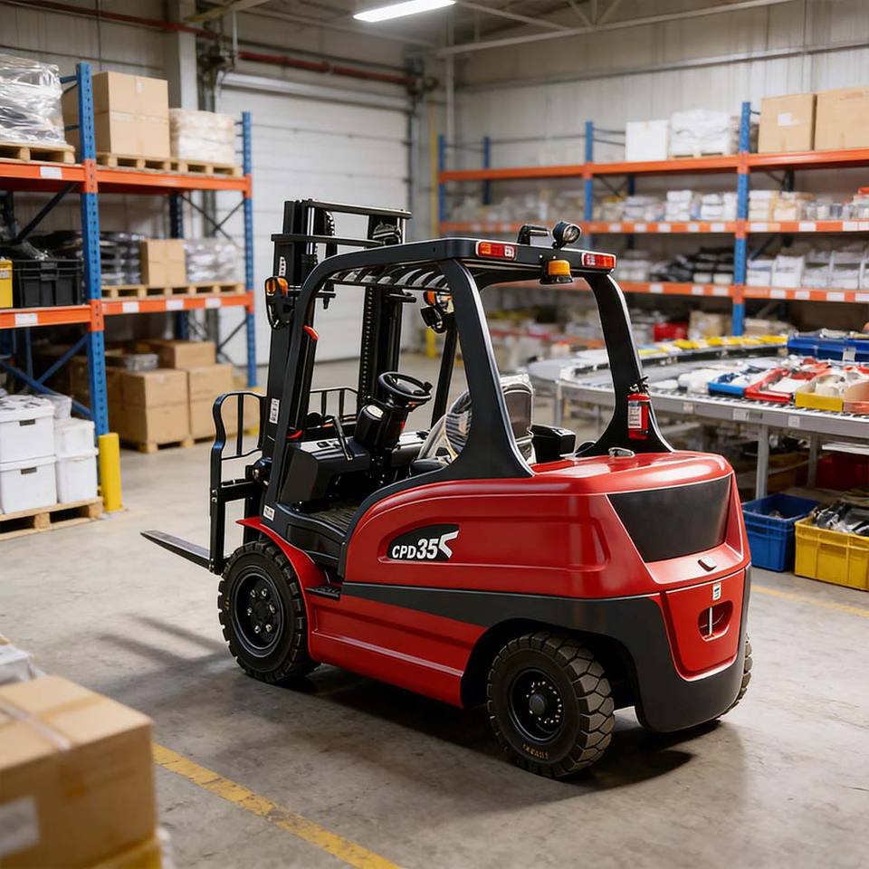 Montacargas Eléctrico 3.5 Toneladas con Batería de Litio y Motor AC