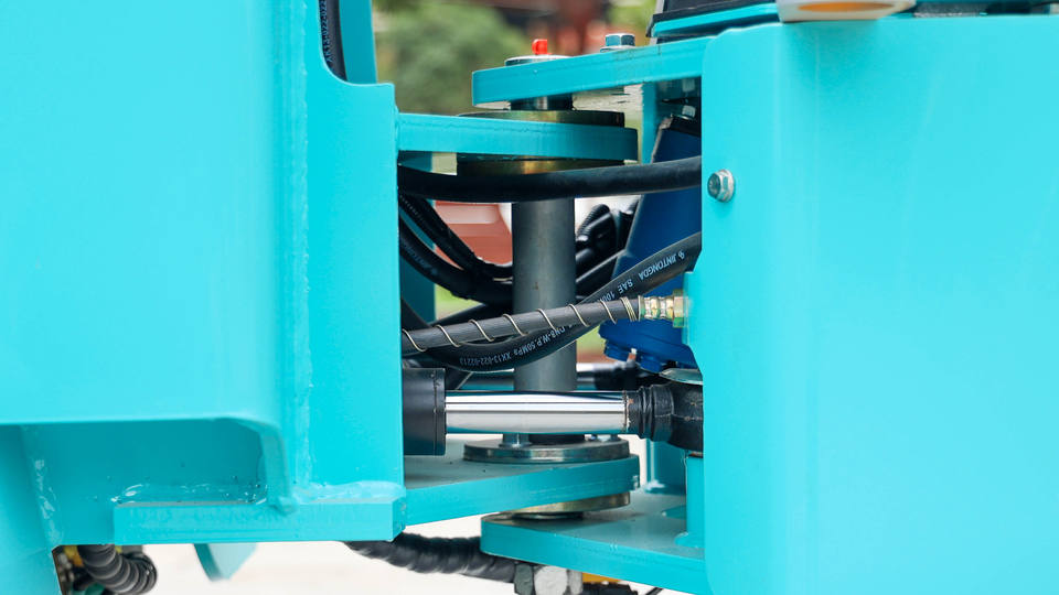 Cargadora Frontal Eléctrica Pequeña 700kg para Jardín y Obra