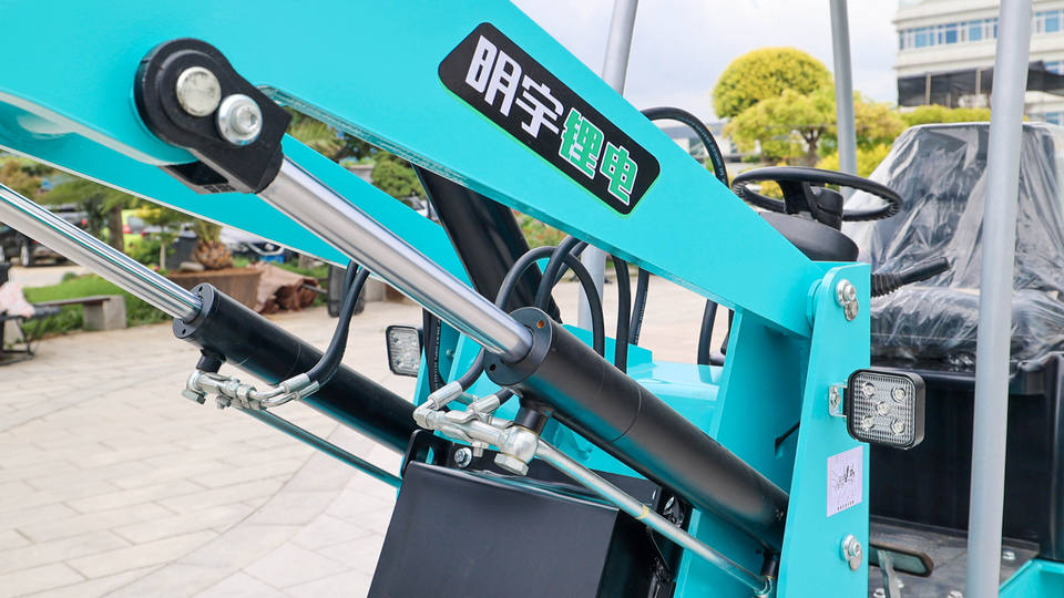 Cargadora Frontal Eléctrica Pequeña 700kg para Jardín y Obra