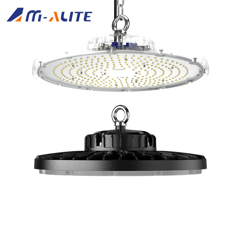 Luz LED UFO High Bay 100W/200W 110LM/W Aluminio IP65