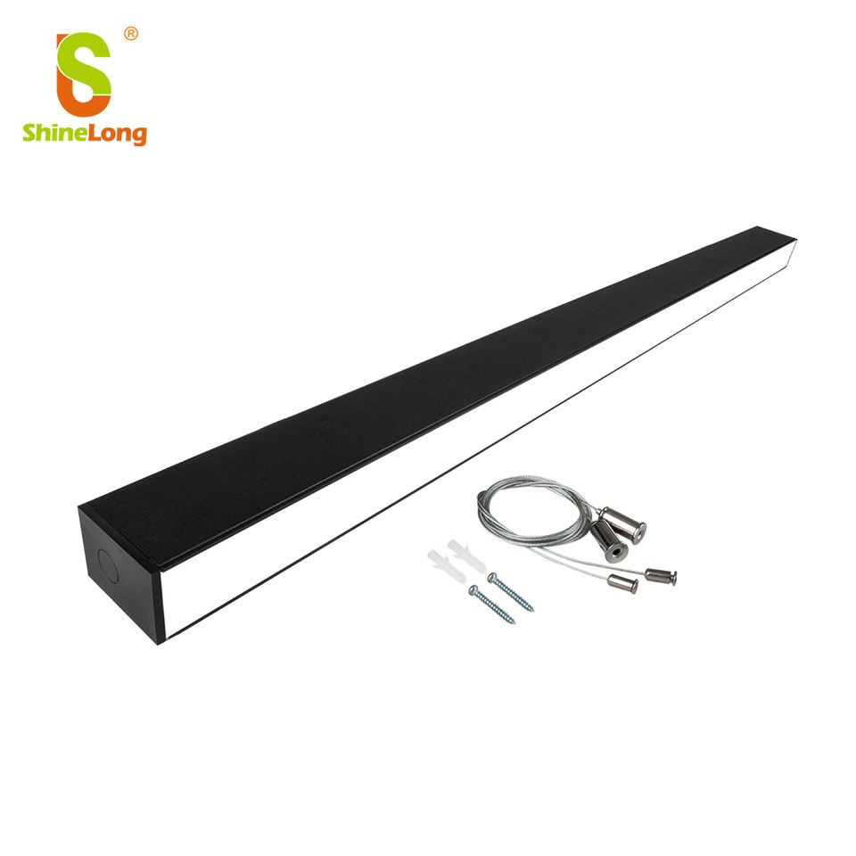 Luz LED Lineal de Aluminio 120 Lm/W Ángulo Ajustable ETL 5 Años IP44