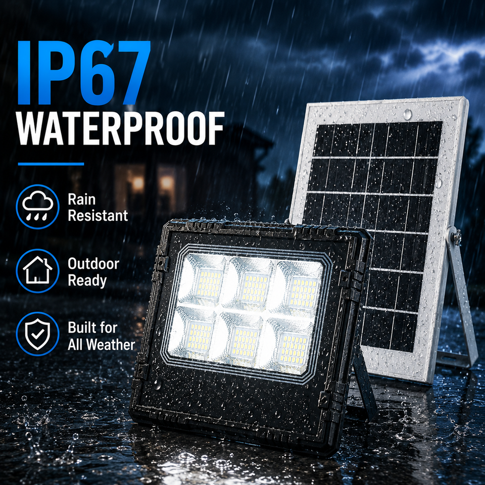 Luz Solar Exterior de Pared XG-T53 6W LED SMD IP44 Recargable