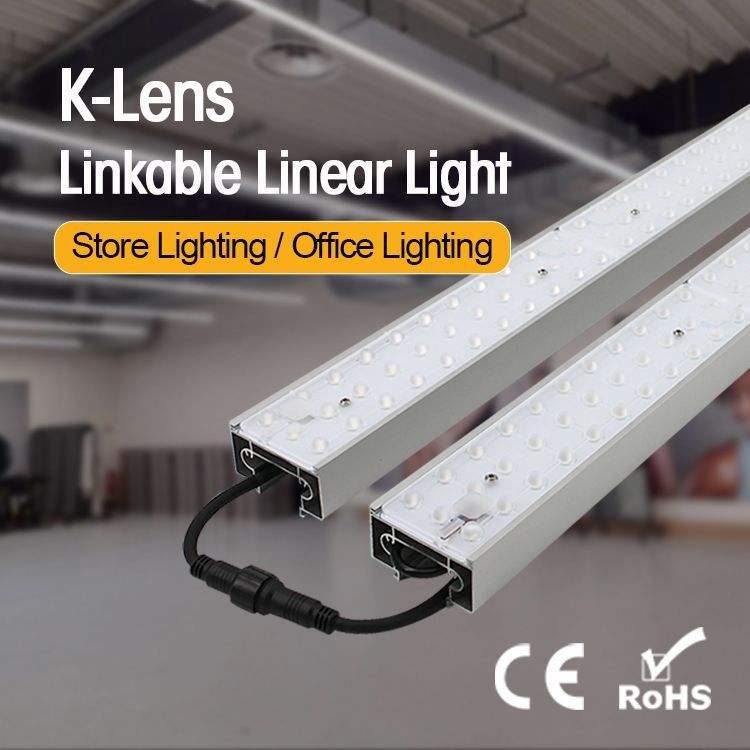 Luminaria Lineal LED IP65 36W/45W 140Lm/W para Uso Residencial