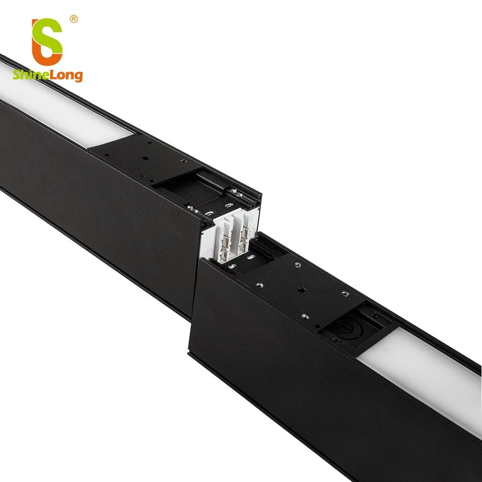 Luz LED Lineal de Aluminio 120 Lm/W Ángulo Ajustable ETL 5 Años IP44