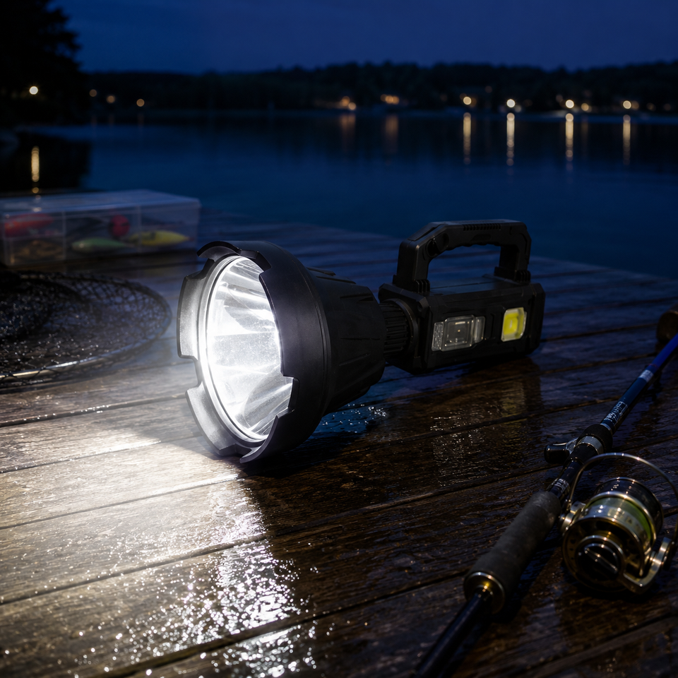 Linterna LED Recargable Tipo C HENGBO W5110 IP54 para Buceo