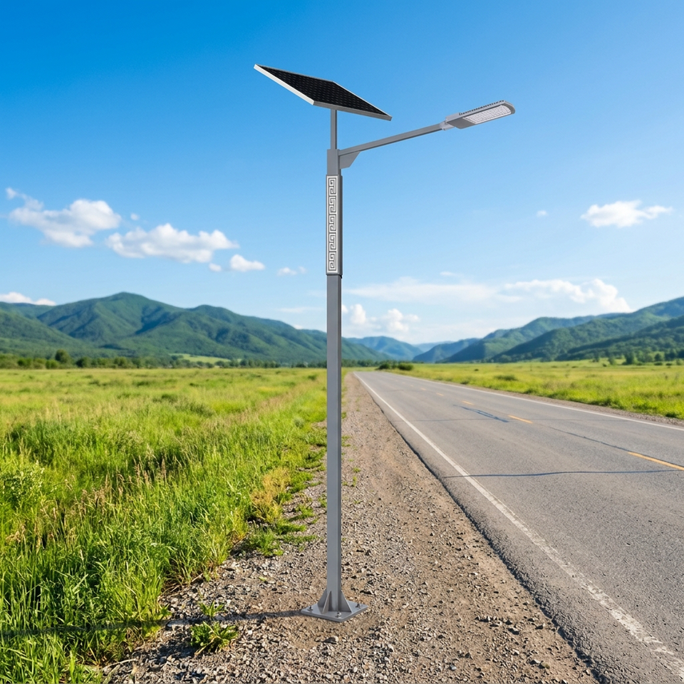 Lámpara Solar LED con Sensor de Movimiento y Ángulo Ajustable para Carreteras