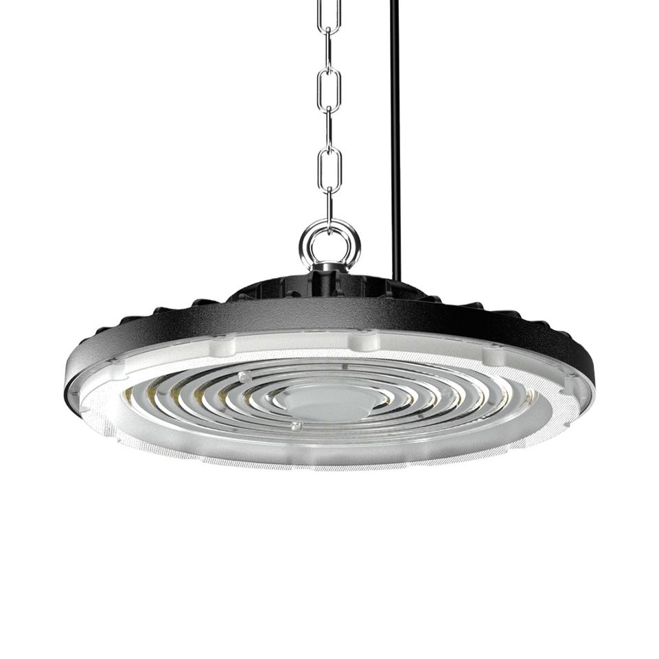 Luz LED UFO High Bay 100W/200W 110LM/W Aluminio IP65