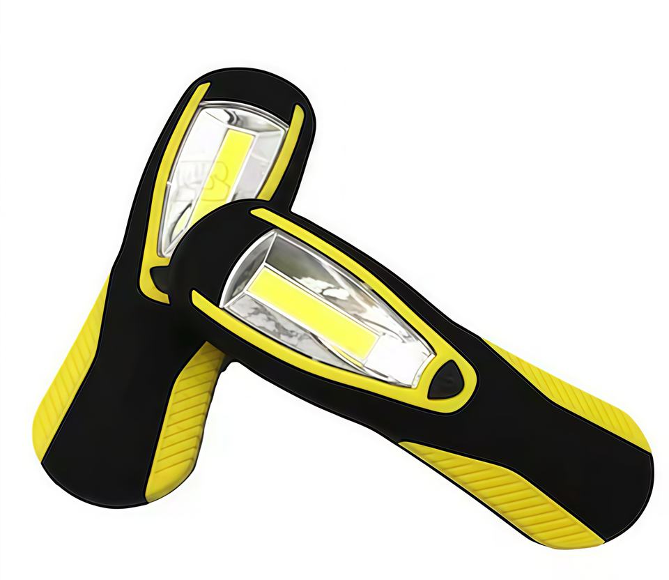Luz de trabajo LED COB de 3W, magnética, impermeable IP65, con baterías AA