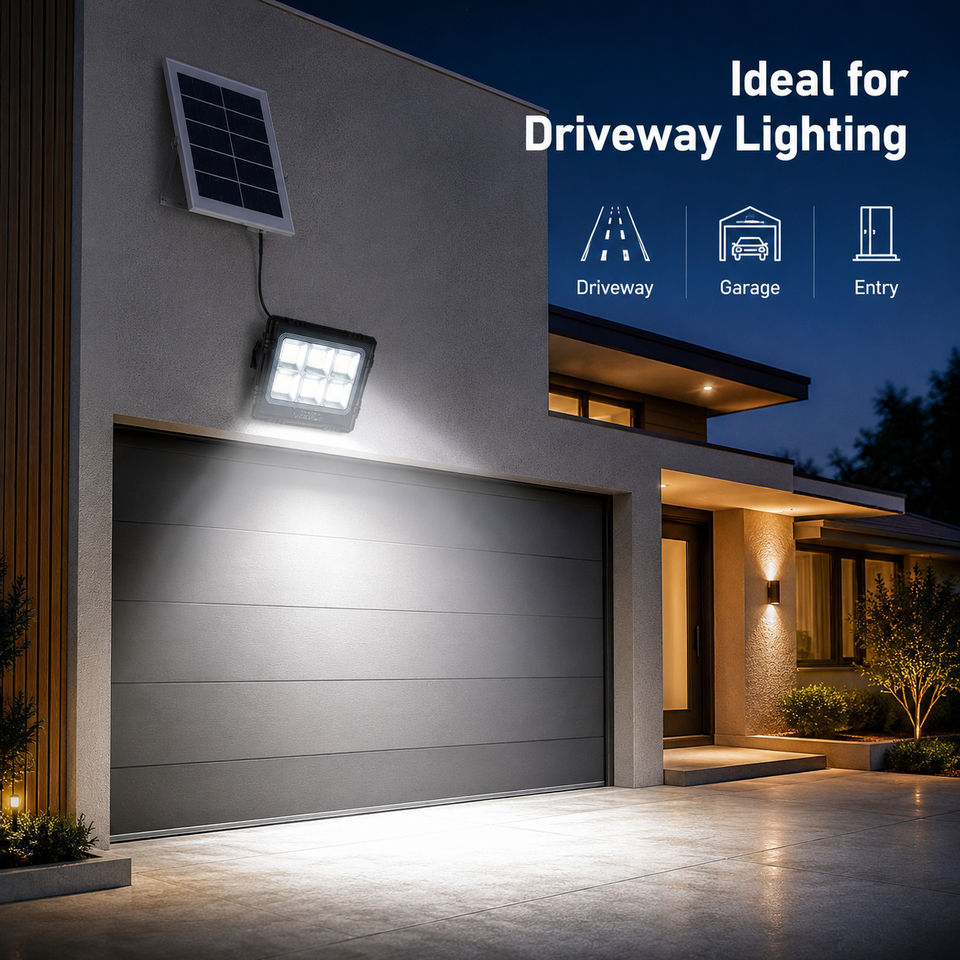 Luz Solar Exterior de Pared XG-T53 6W LED SMD IP44 Recargable