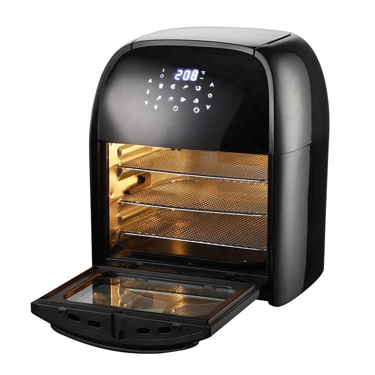 Freidora de Aire Eléctrica de 1800W con Pantalla LED y Control de Temperatura