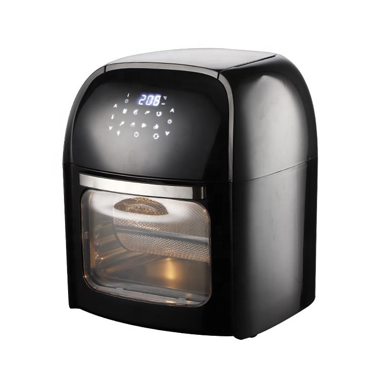 Freidora de Aire Eléctrica de 1800W con Pantalla LED y Control de Temperatura
