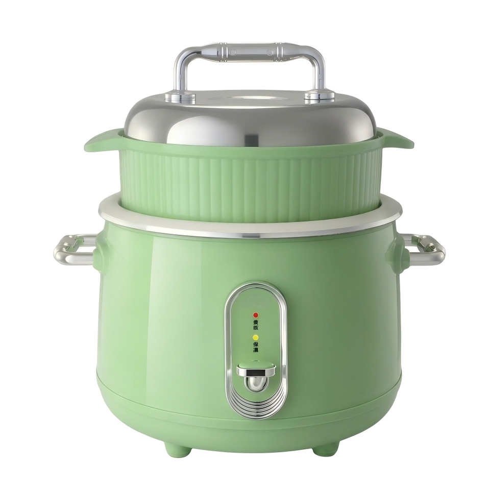 Olla Arrocera Eléctrica Dual 1.0-2.8L 400W-1000W con Calentamiento Inferior, Cocción y Mantenimiento de Calor