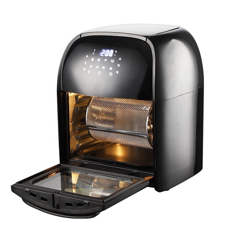 Freidora de Aire Eléctrica de 1800W con Pantalla LED y Control de Temperatura
