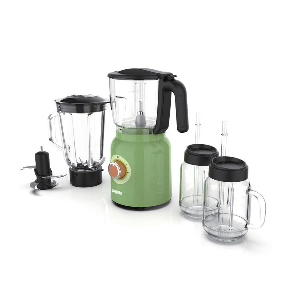 Licuadora Procesador de Alimentos 700W con Base de Mesa Multifuncional
