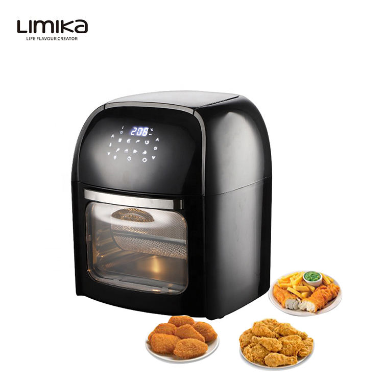 Freidora de Aire Eléctrica de 1800W con Pantalla LED y Control de Temperatura