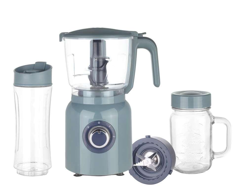 Licuadora Procesador de Alimentos 700W con Base de Mesa Multifuncional
