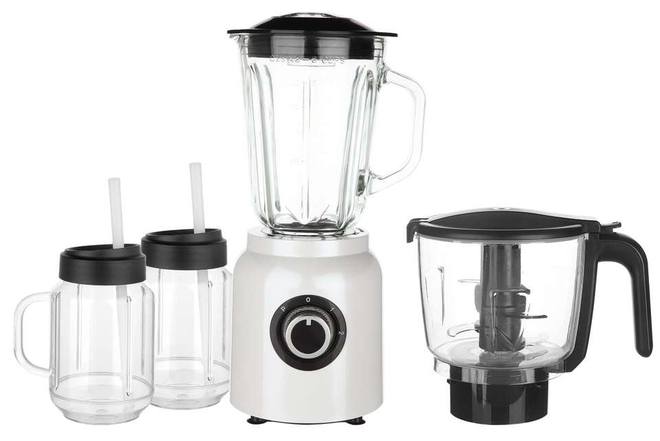 Licuadora Procesador de Alimentos 700W con Base de Mesa Multifuncional
