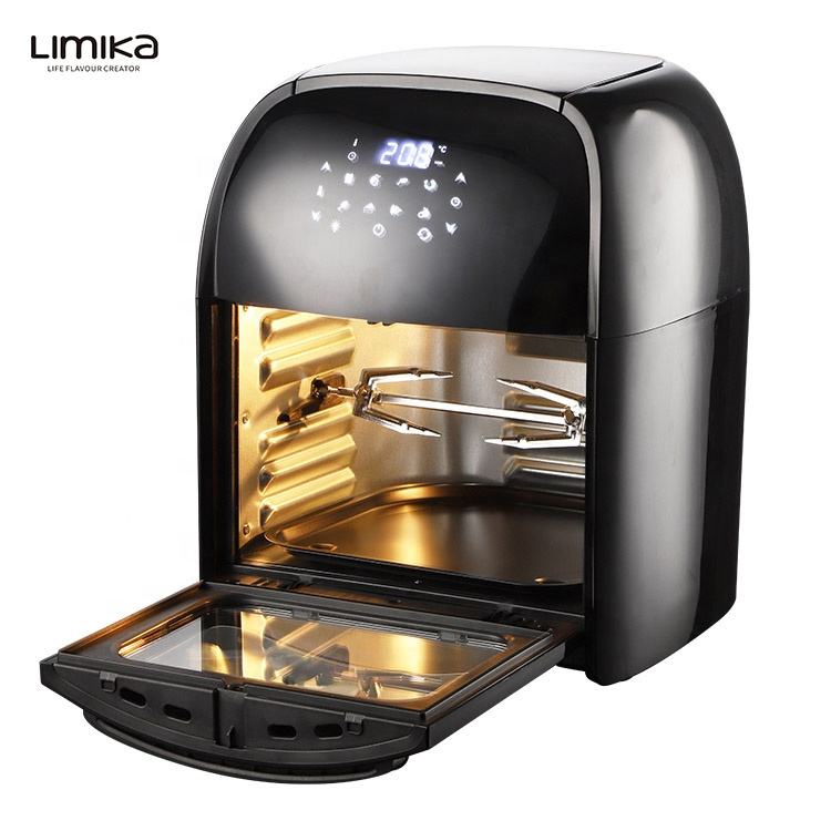 Freidora de Aire Eléctrica de 1800W con Pantalla LED y Control de Temperatura