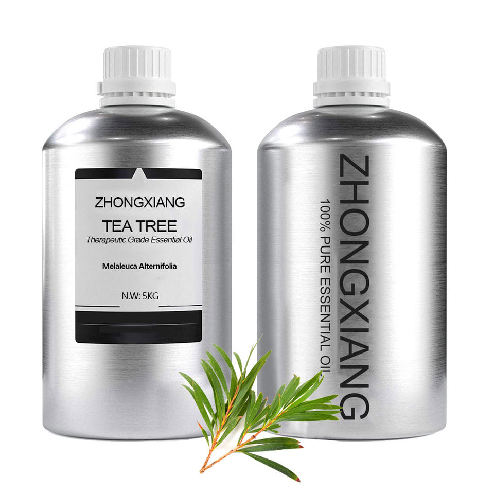 Aceite Esencial de Árbol de Té Puro Orgánico al por Mayor para Difusor, Cuidado de Piel y Cabello