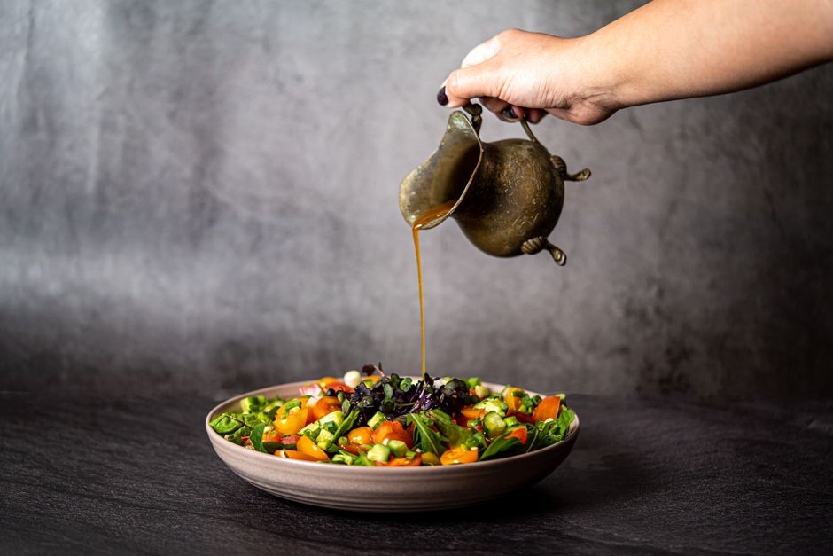 2. Aderezo para Ensalada con Aceite de Sésamo