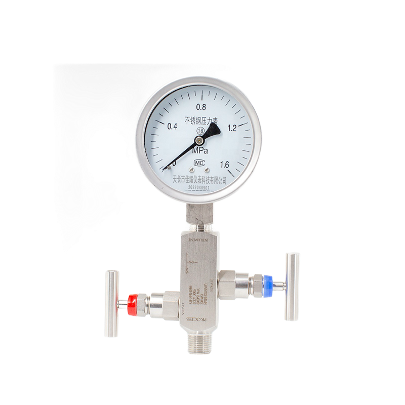 Manómetro Sismorresistente de Acero Inoxidable 304/316 con Válvula Integrada