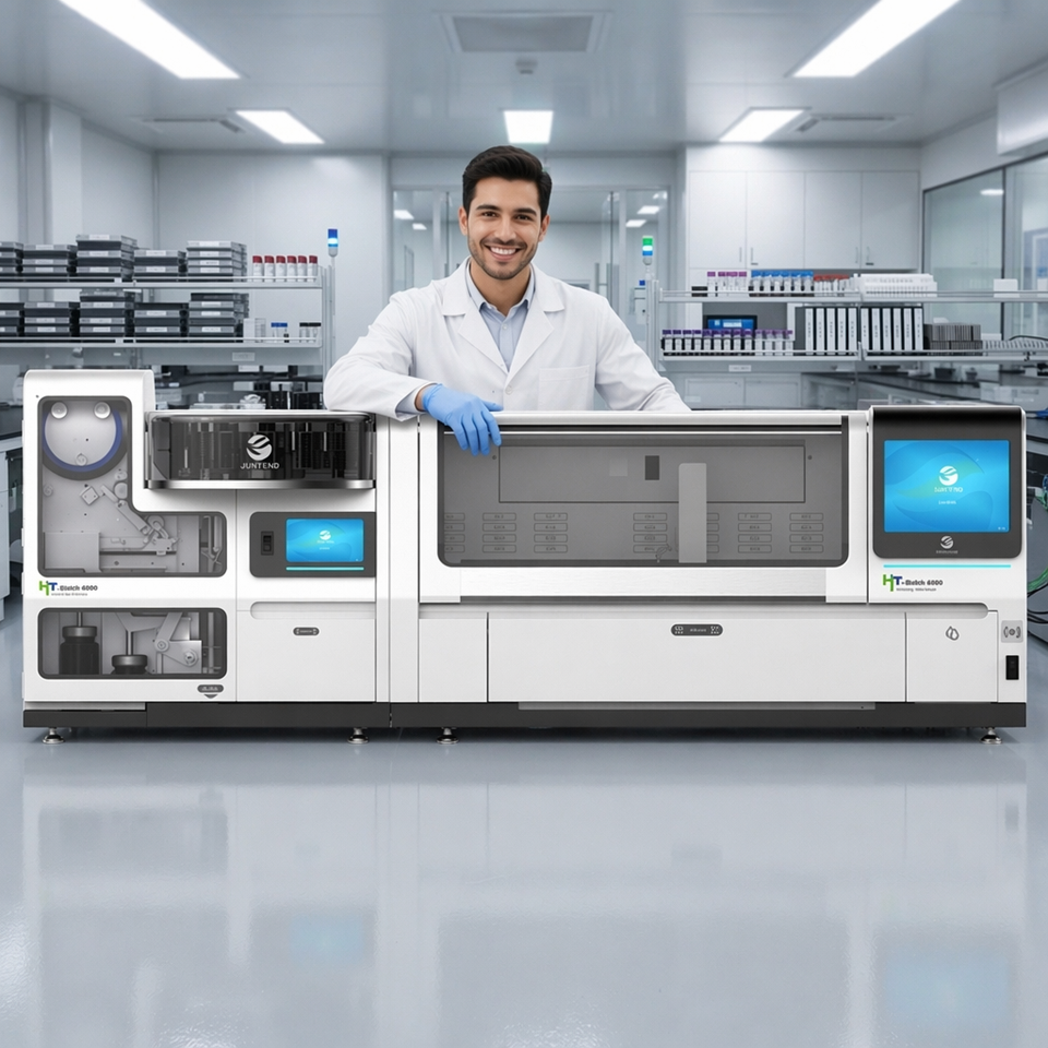 Sistema Automático de Tinción y Cobertura de Portaobjetos para Laboratorio Hospitalario BSH E660 C1000