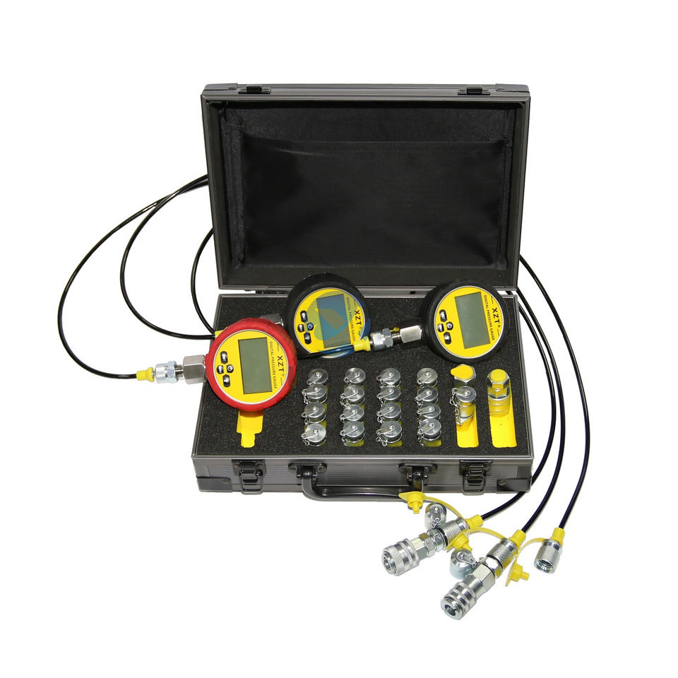 Kit de Prueba Hidráulico Digital XZTK-70P para Excavadoras
