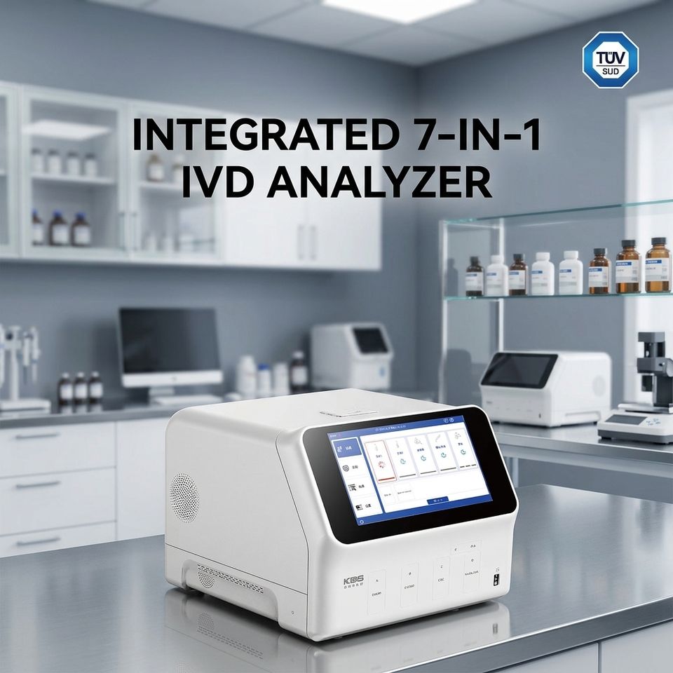 Analizador IVD Portátil KDS-D6000 7-en-1 para Laboratorios y Clínicas