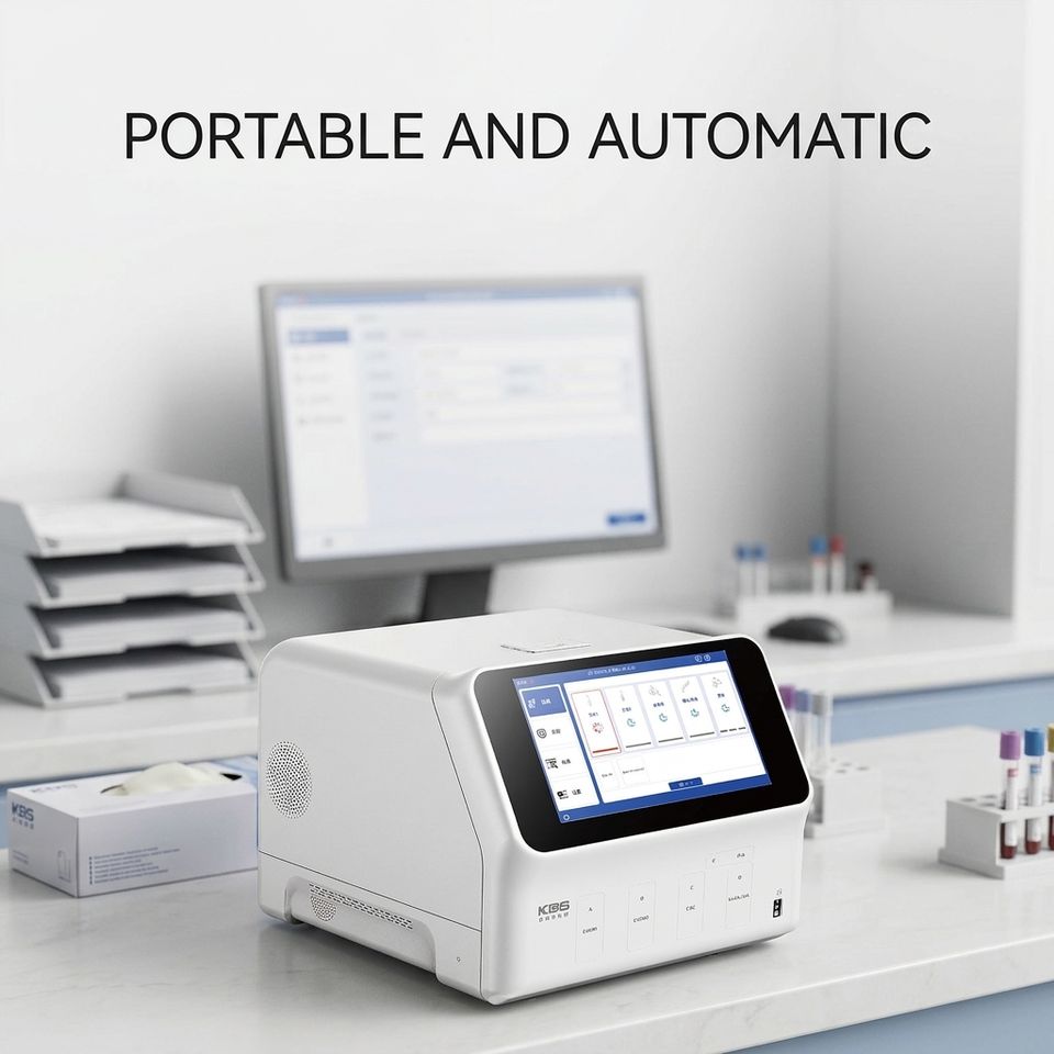 Analizador IVD Portátil KDS-D6000 7-en-1 para Laboratorios y Clínicas