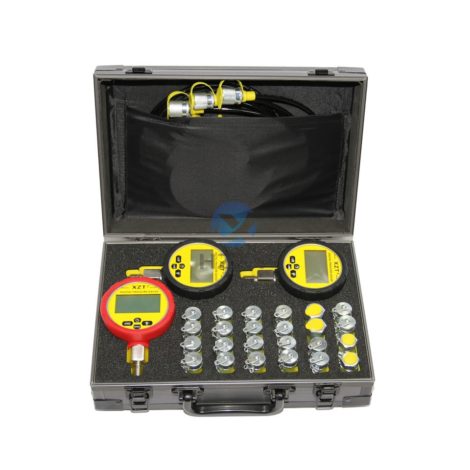 Kit de Prueba Hidráulico Digital XZTK-70P para Excavadoras